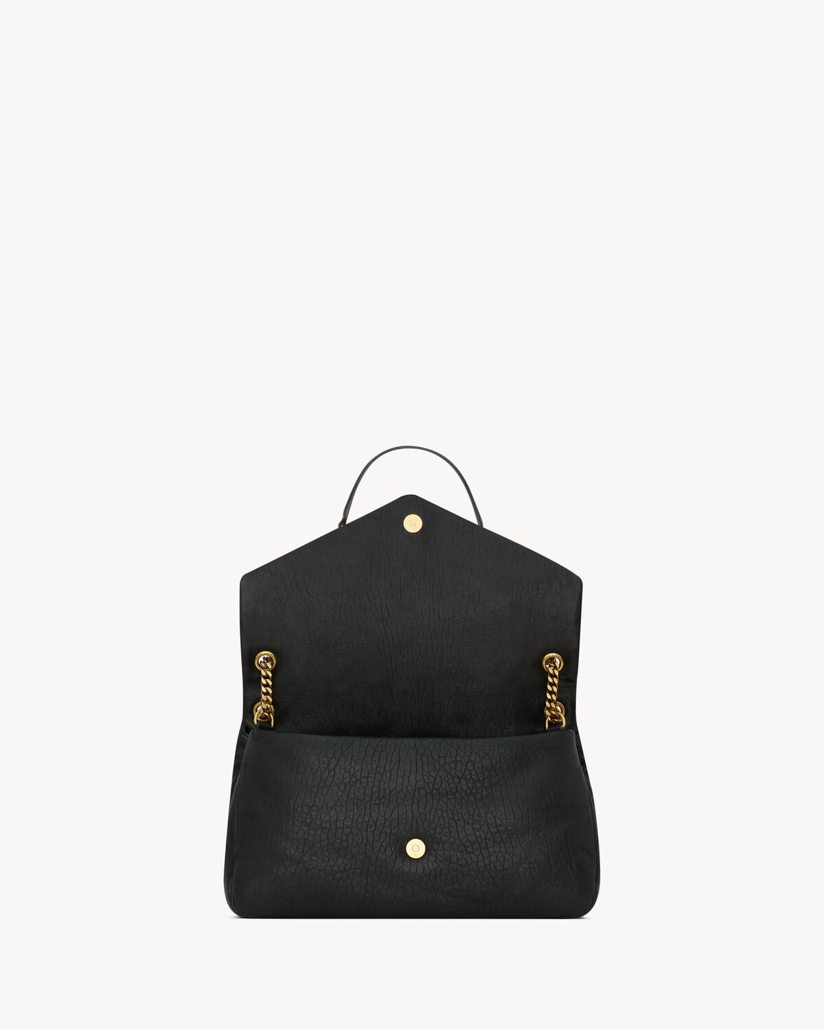 YSL Calypso Large in Grained Lambskin - Image 4